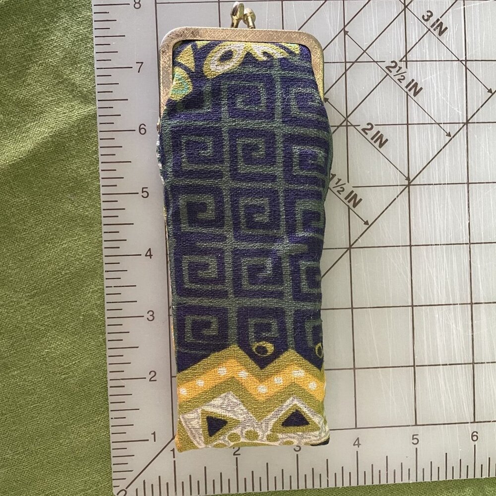 Vintage Tom E. Day Spokane Hawaiian Eyeglass Case With Metal Clasp - Picture 6 of 6